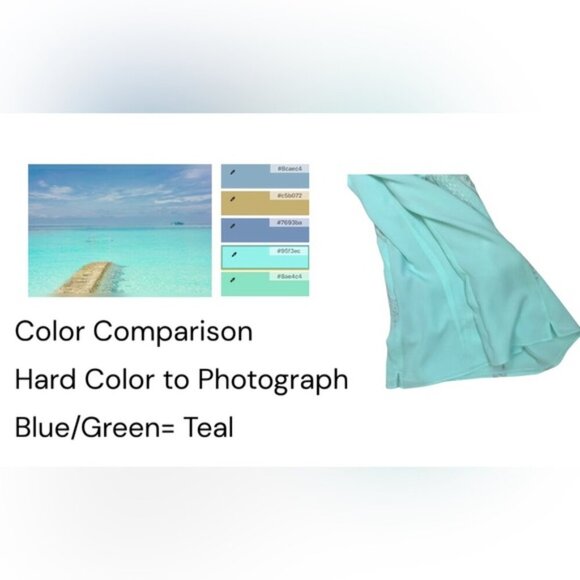 White House Black Market Embellished Embroidery Rhinestone Tank Top Teal Small - Picture 2 of 16